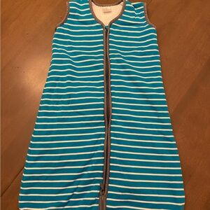 Hanna Andersson Blue and White Striped Sleep Sack size 6-12 Months